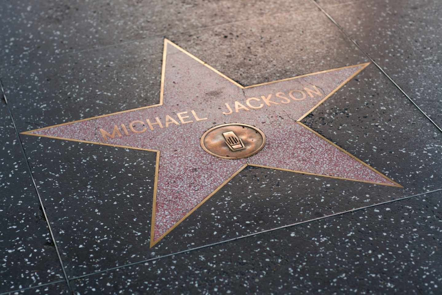 Michael Jackson star on the Hollywood Walk of Fame