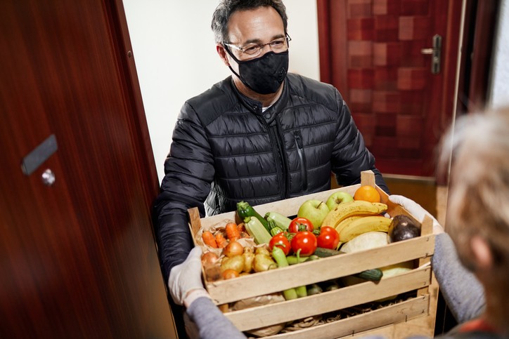 Delivering Food During Coronavirus Lockdown